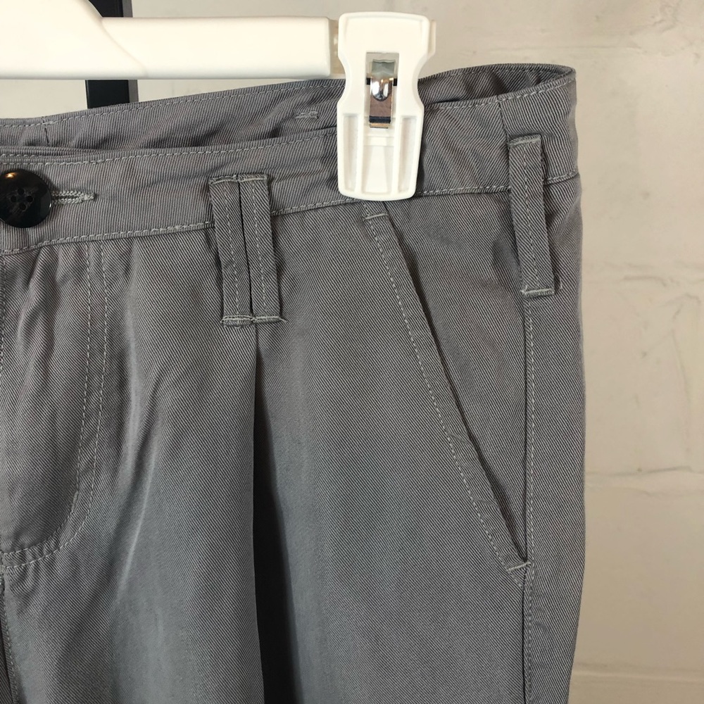Sundance 100% Tencel Trousers Size 8P Ankle Gray - Picture 3 of 6